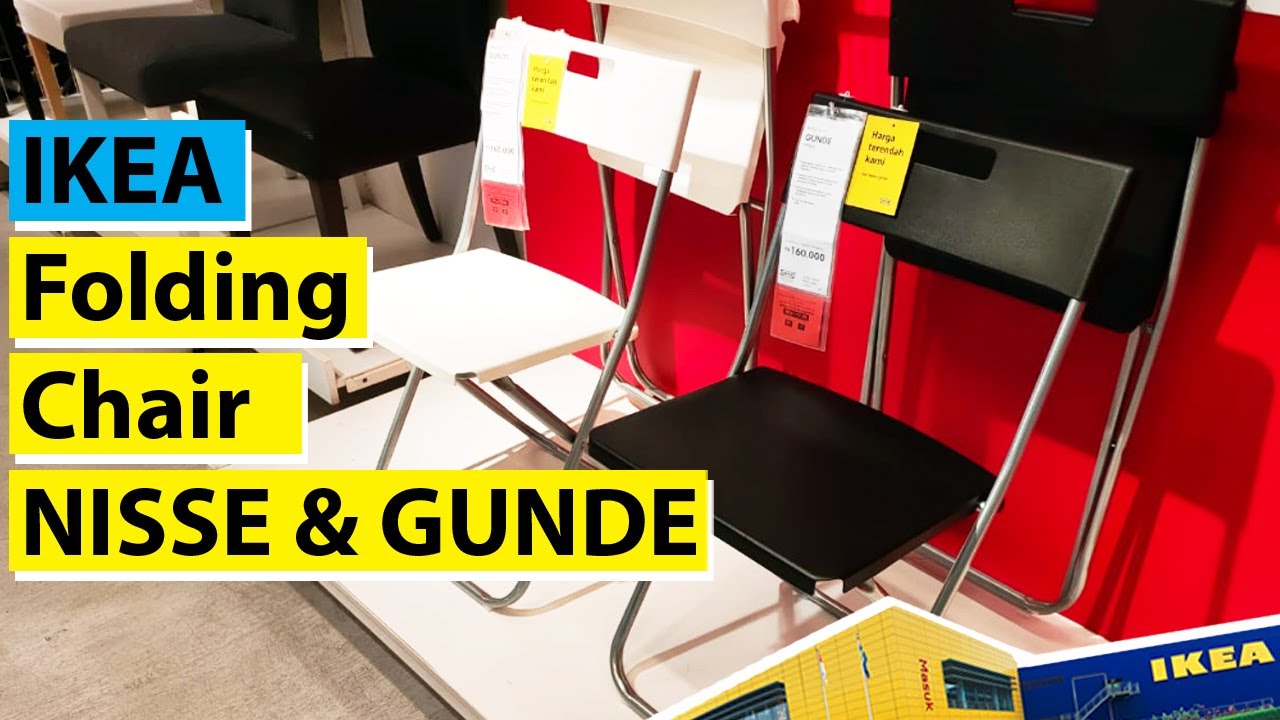 Kursi lipat, Ikea NISSE & GUNDE