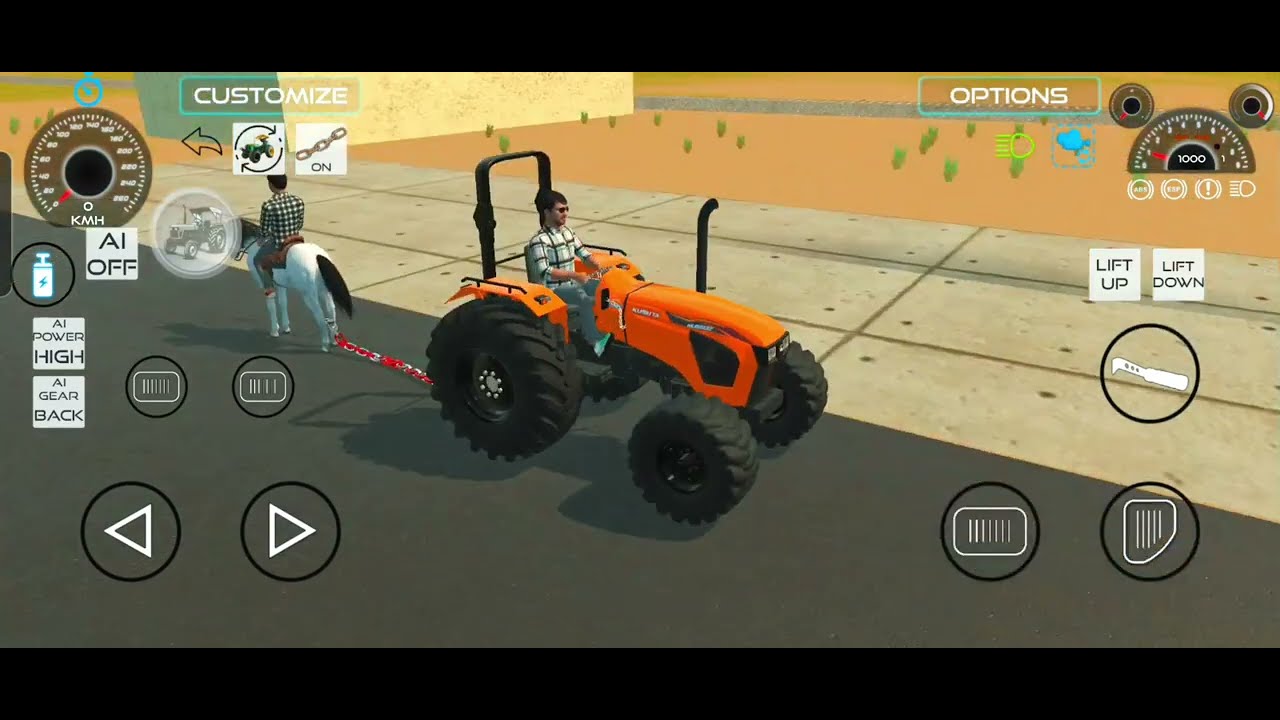 Horse🐴 vs Mahindra Tractor 🚜 😲 | indian Vehicles Simulator Game🎮 || MR GAMER 01 #gameplay 