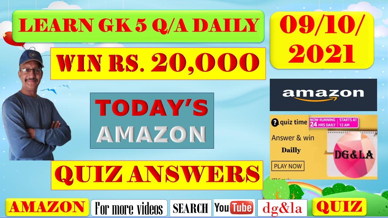 #dgla LEARN GENERAL KNOWLEDGE 5 Q/A DAILY | 09 OCTOBER 2021
