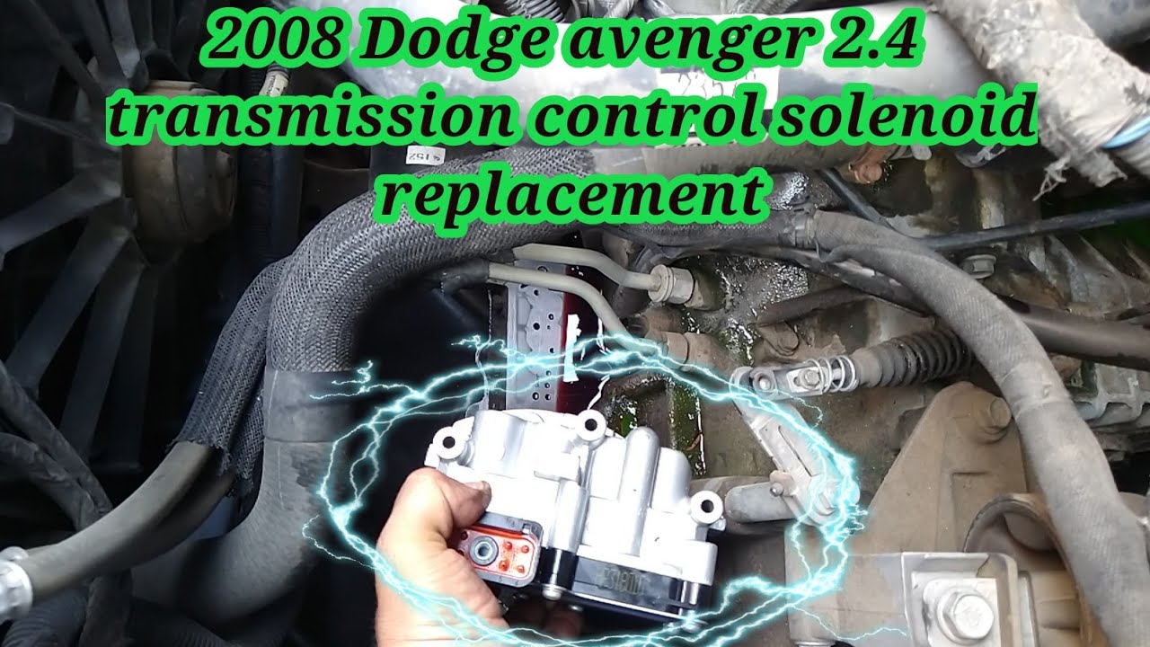 2008 dodge avenger 2.4 como cambiar El transmission control solenoid