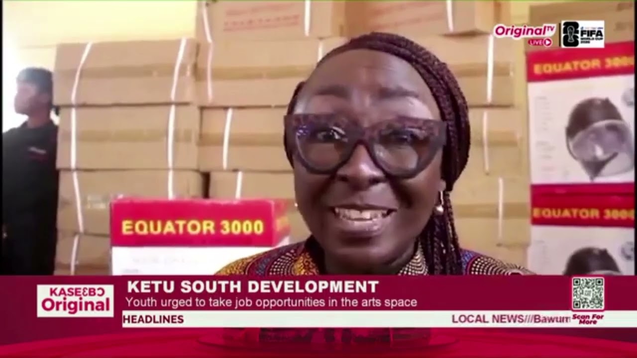 Ketu South Development, Creative Arts Minister Distributes Tools and NVTI Certificates.