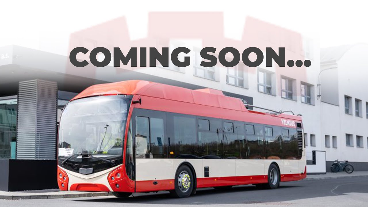 All Aboard! Vilnius' Beautiful New Trolleybuses Are Coming...