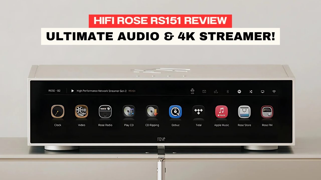 HiFi Rose RS151 Review: The Ultimate High-Resolution Audio & 4K Video Streamer!