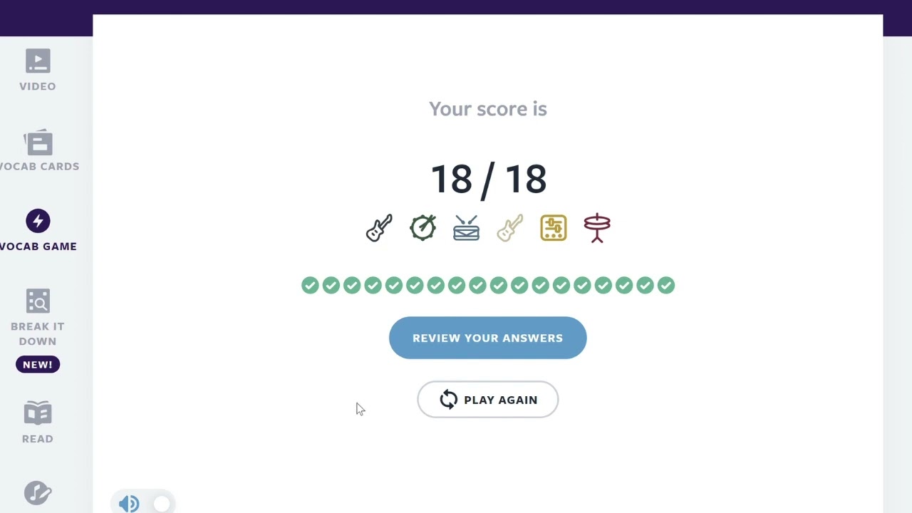 Flocabulary Vocab Game Track