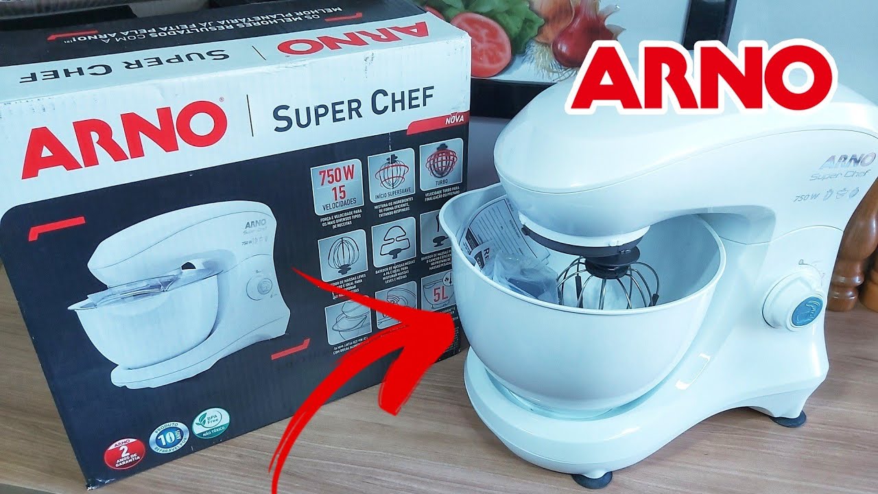LANÇAMENTO 😱 BATEDEIRA PLANETÁRIA ARNO MODELO SUPER CHEF KM0 DE 750W