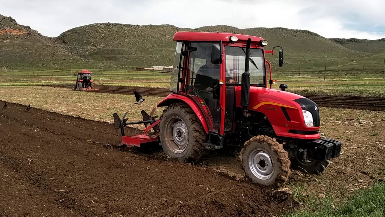 донг фенг 404 с фрезой#dongfeng404 #tractor #фрезерование