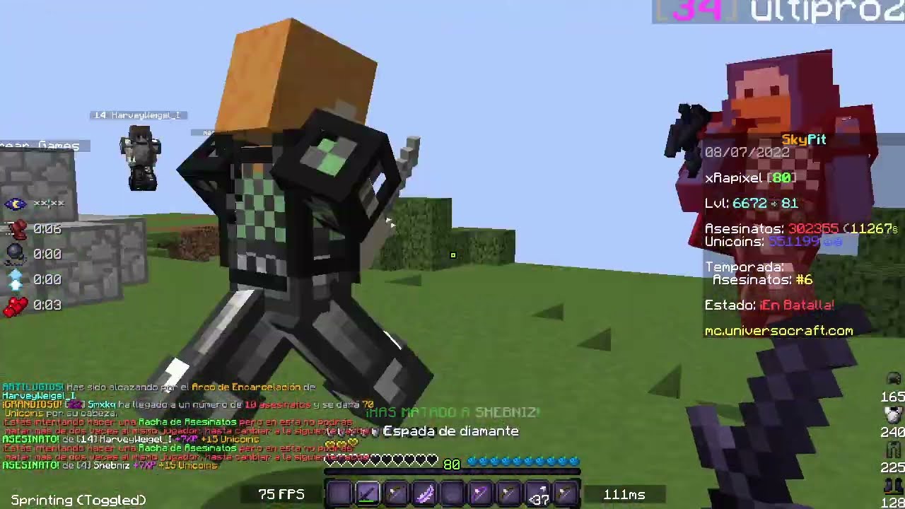 Rapixel matando a todos siendo pro en skypit