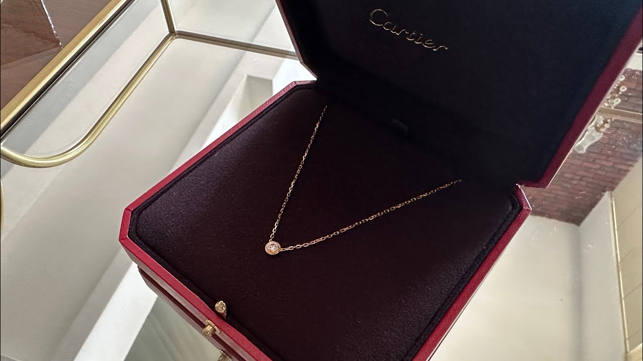 Review of the Cartier Diamond D'Amour LM Necklace ❤️