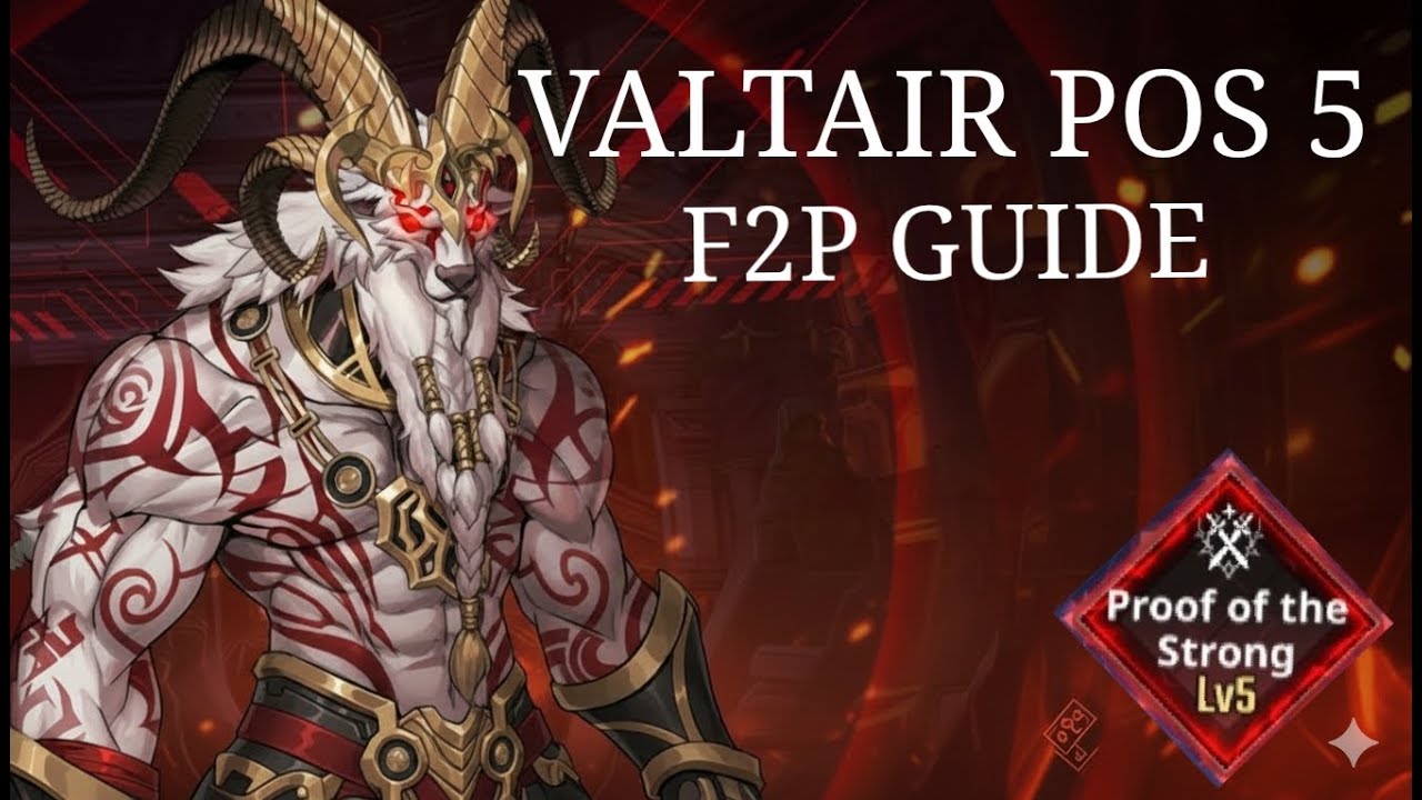 Hard Mode Valtair POS 5 CLEARED F2P 😱 | WoBL Guide | Solo Leveling Arise