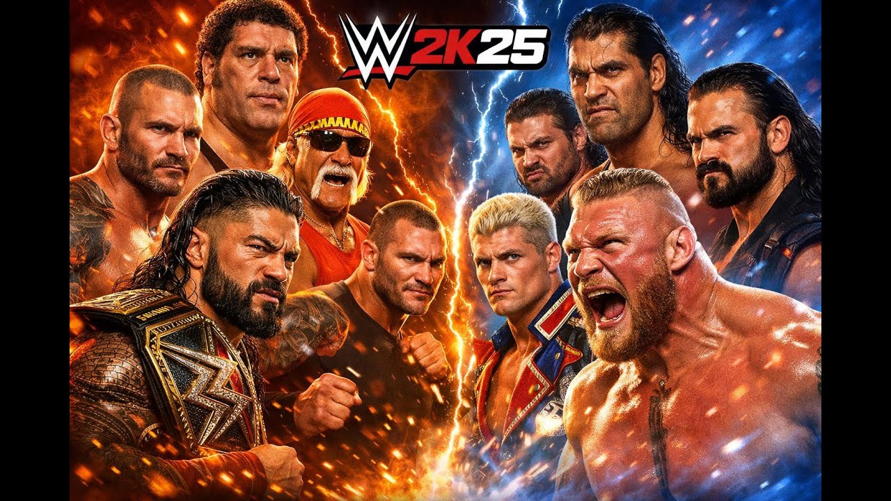 WWE 2K25 LIVE | Roman Reigns, Brock Lesnar & Legends