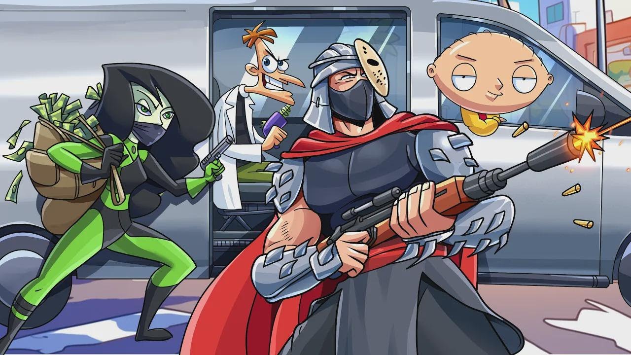 Какие мультяшные злодеи смогли бы прокрутить идеальное ограбление?