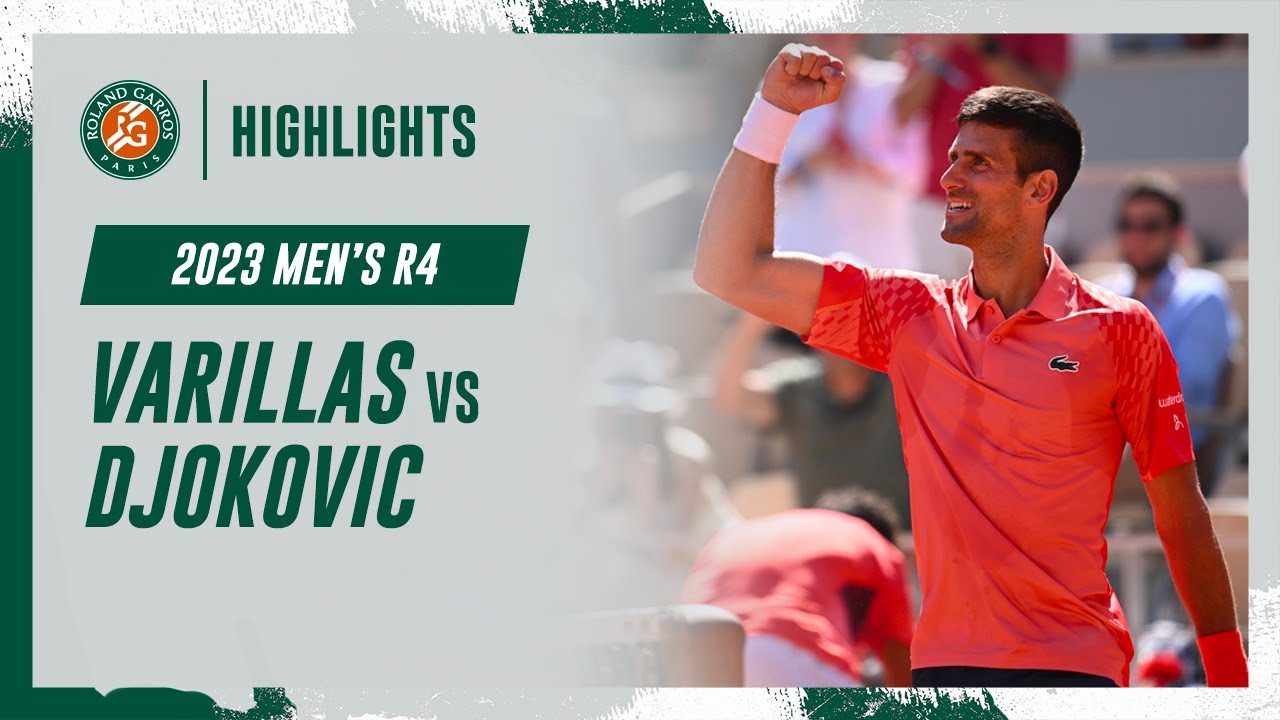 Djokovic vs Varillas Round 4 Highlights | Roland-Garros 2023