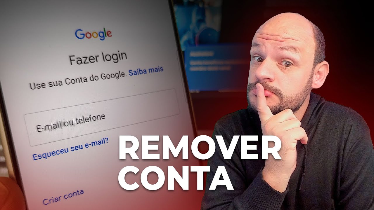 Como Remover conta Google / Gmail do Celular Android
