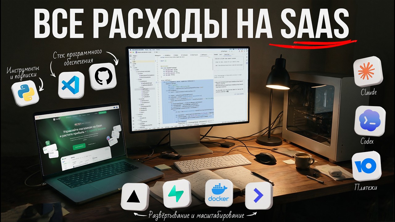 Сколько стоит запустить SaaS ОДНОМУ. Реальные цифры с 0 до миллиона