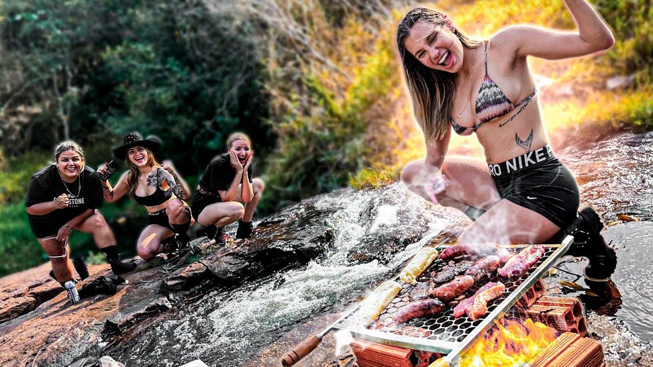 FIZ UM CHURRASCO NA CACHOEIRA SECRETA DO RENATO