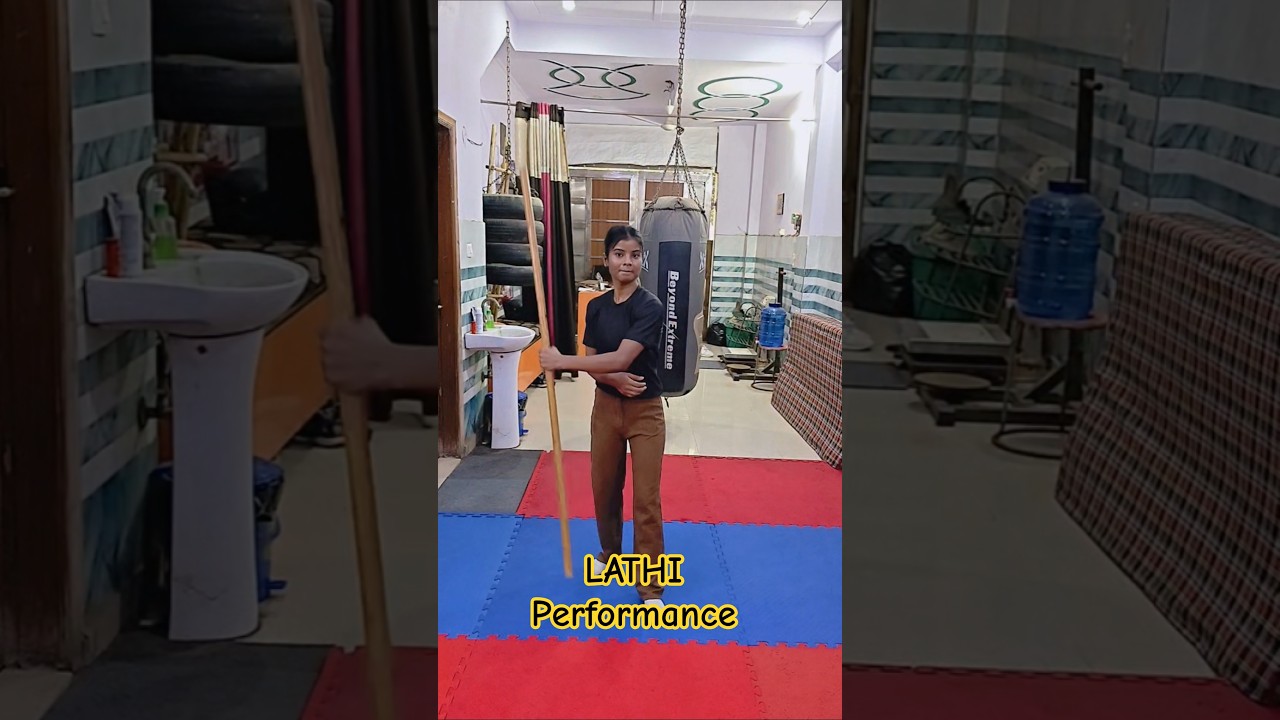 Lathi Performance 😍 #lathi #performance #girl #motivation #viralshorts