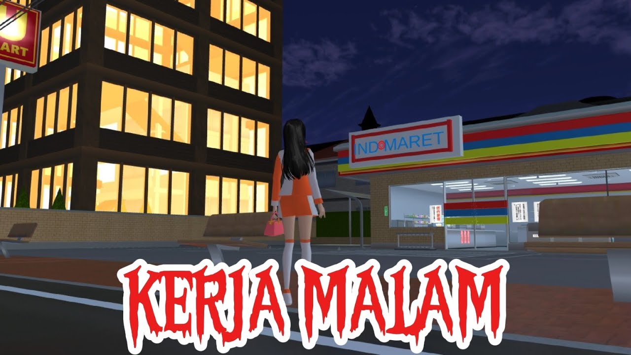 KERJA MALAM | SAKURA SCHOOL SIMULATOR