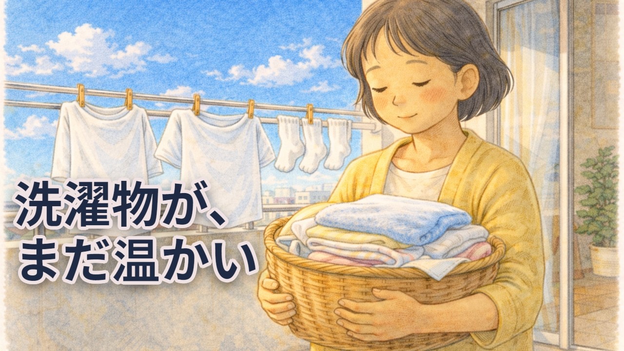 洗濯物が、まだ温かい【 感動の物語 #47】（韓国語字幕あり）