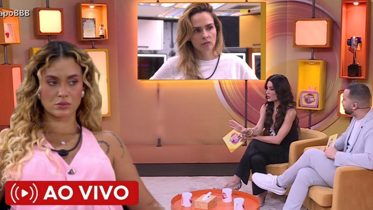 BATE-PAPO BBB: SARAH É DESMASCARADA AO VIVO E SURTA AO SABER QUE ANA PAULA É FAVORITA