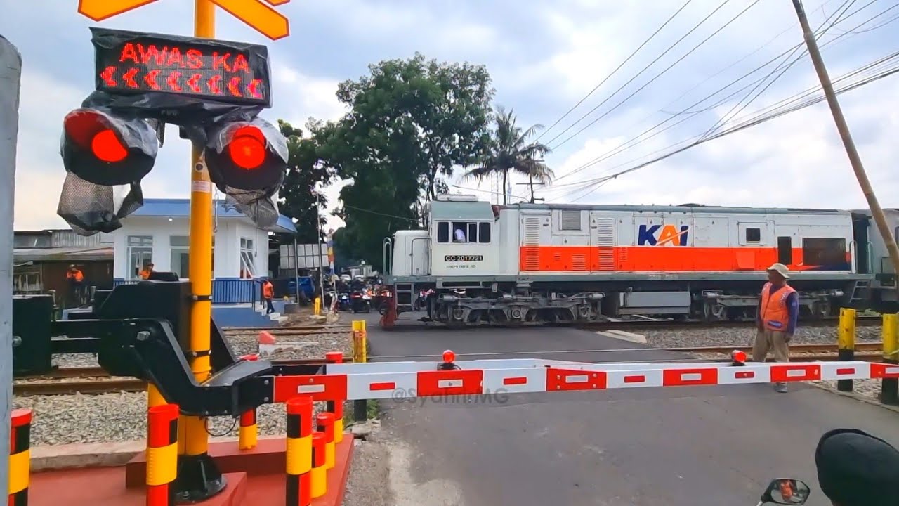Ujicoba Palang Kereta Api Baru WANTECH | Pertama di Bandung | DAOP 2 | Jawa Barat
