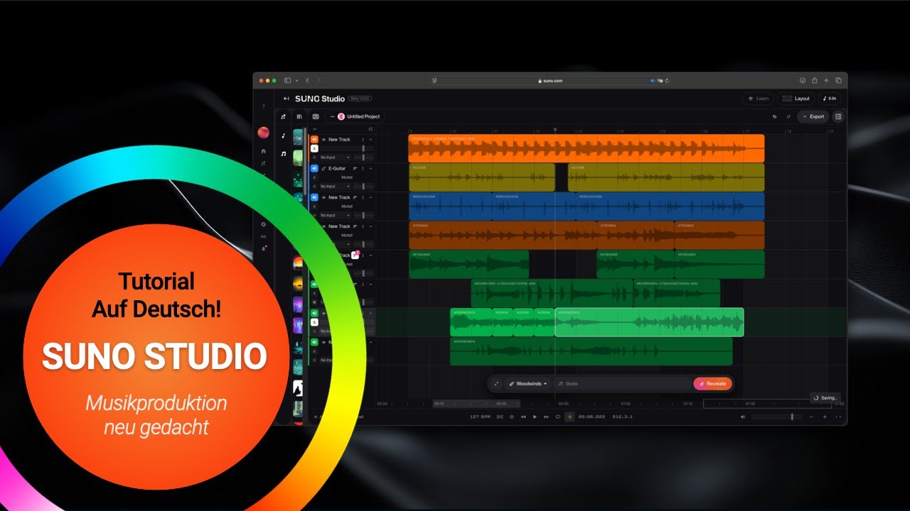 Suno Studio auf Deutsch – Die Zukunft der Musikproduktion