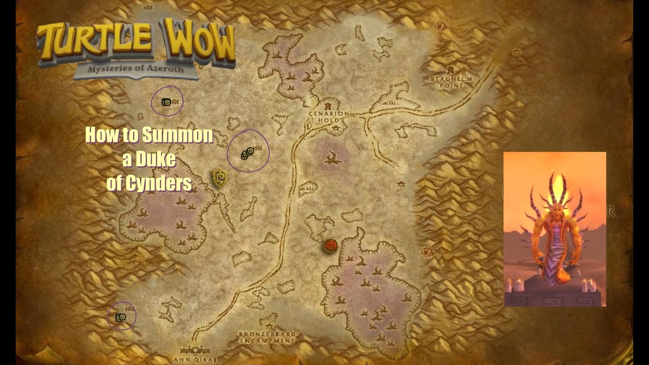 How to Summon the Duke of Cynders - Turtle WoW - Kaelrina Quevael and me++