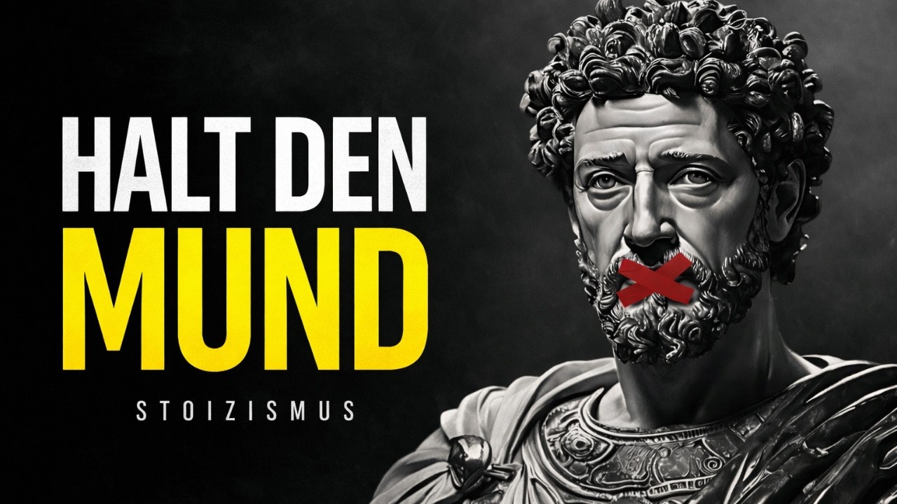 Halte Den Mund – Diese Stoische Lektion Wird Dein Leben Verändern