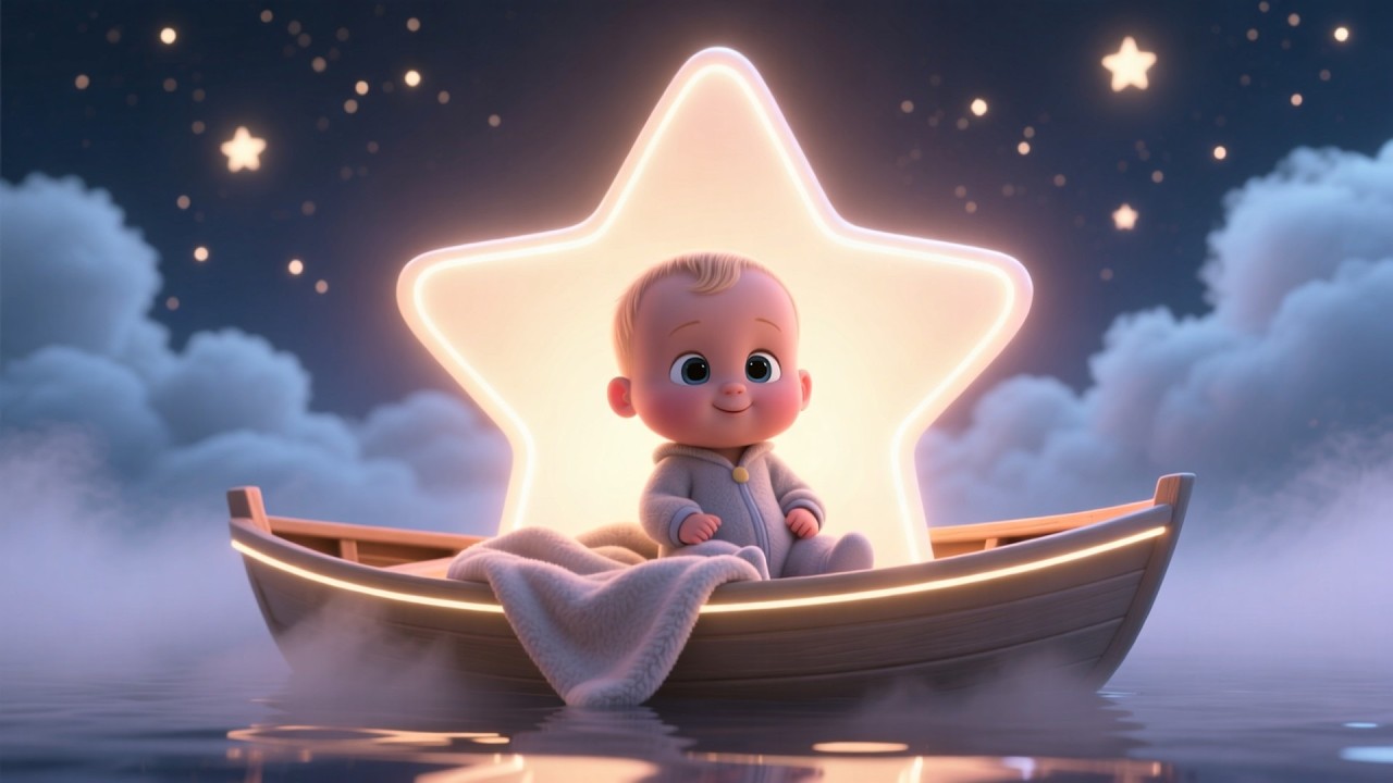 Rock a Bye Baby – Dream Sky Adventure   Fun Kids Relaxation and Learning Video   Educational