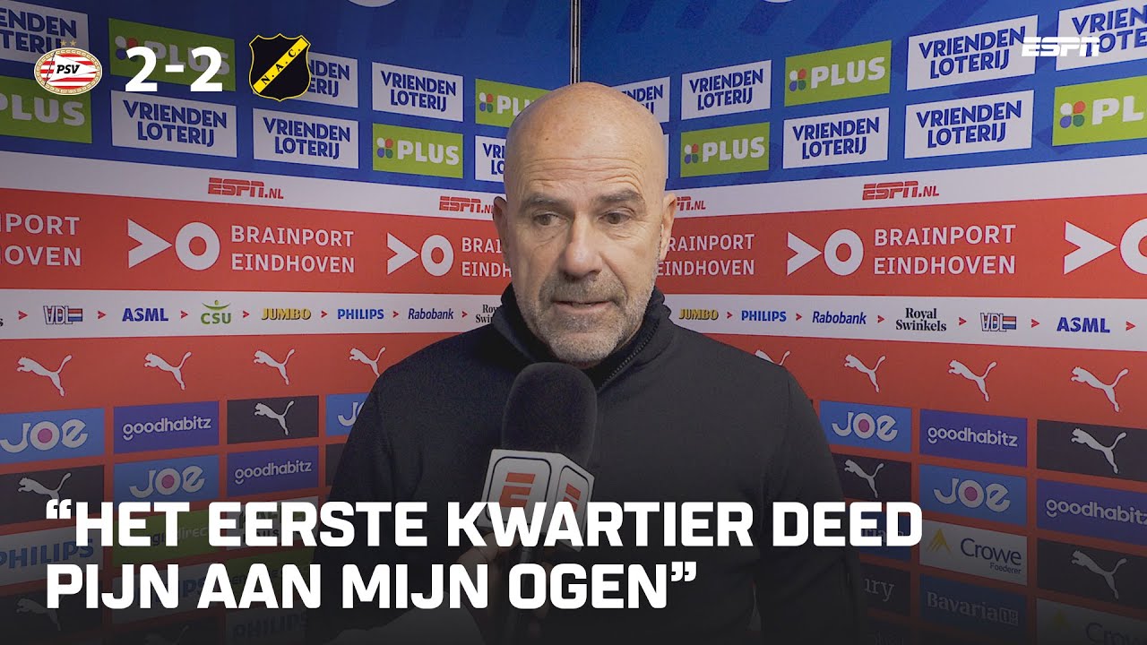 Teleurgestelde Peter Bosz herkende zijn eigen ploeg niet🙃 | Interview