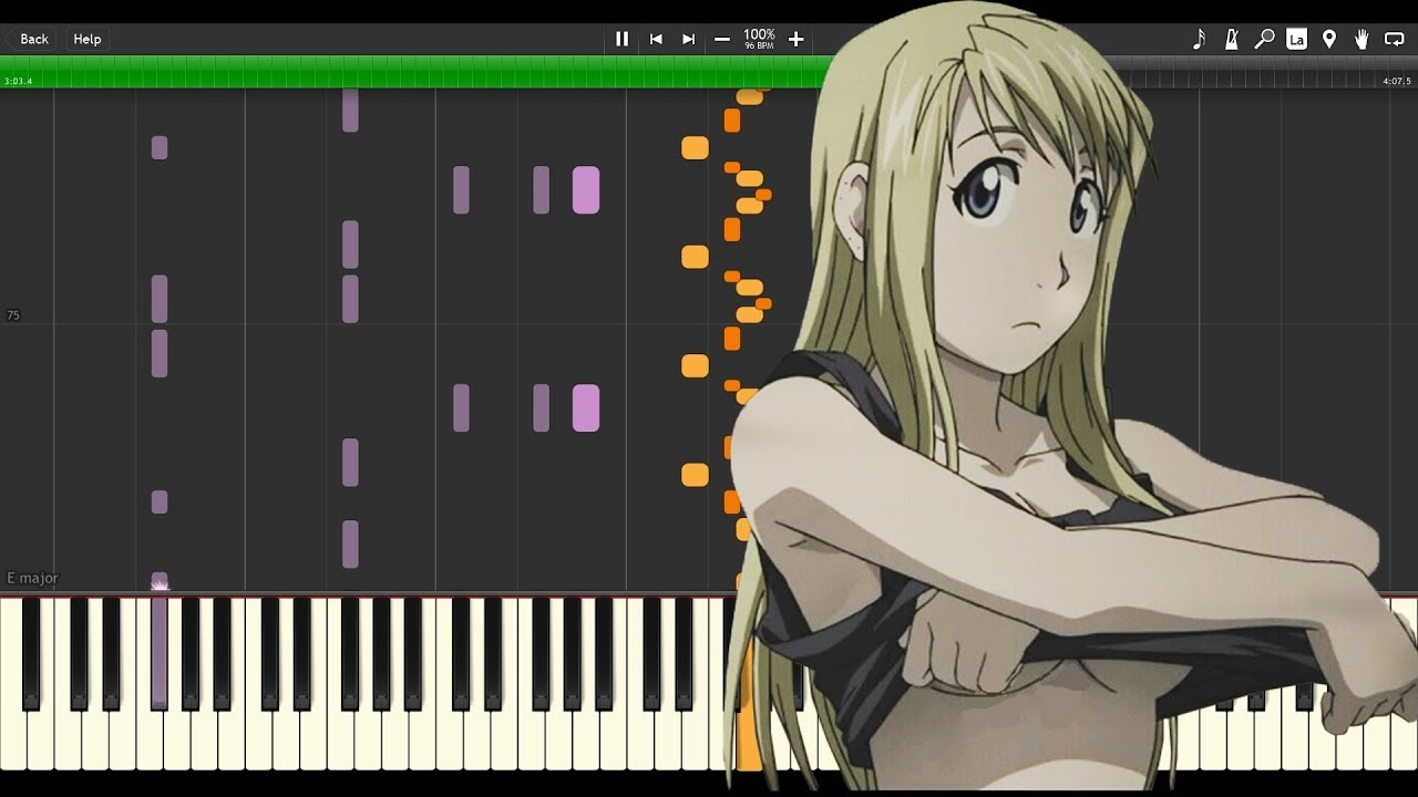 Rain(レイン) - Fullmetal Alchemist Brotherhood OP5 full ver. [Piano Tutorial] (Synthesia) // James Chou