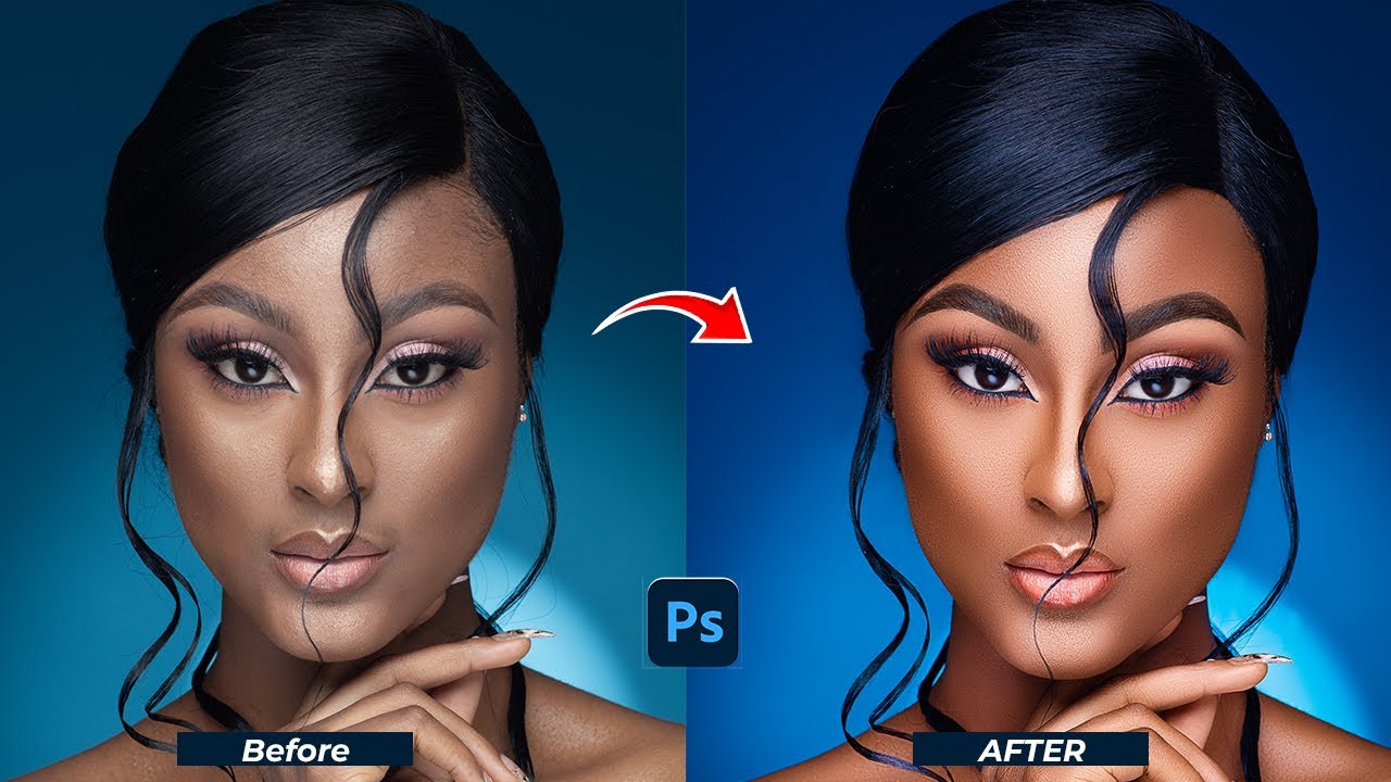 High-End Skin Retouching in Photoshop Beginner's Frequency Separation Tutorial