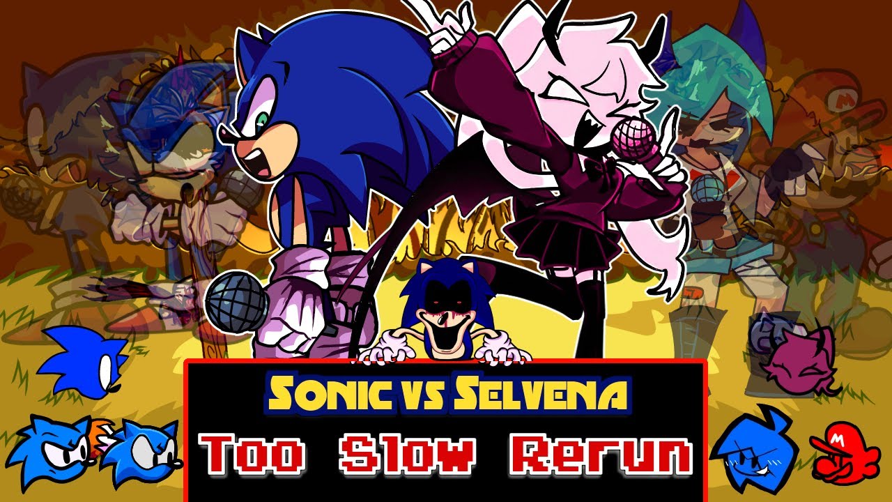 FNF - Too Slow Rerun / Sonic vs Selvena (Hard/SonicEXE)