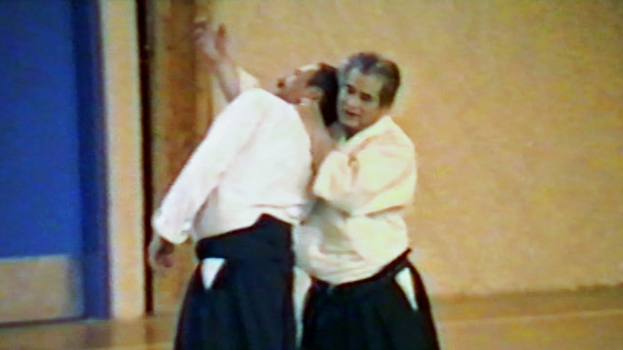 Irimi Ashisabaki & iriminage - Sadateru Arikawa Shihan, Paris, France, 1994