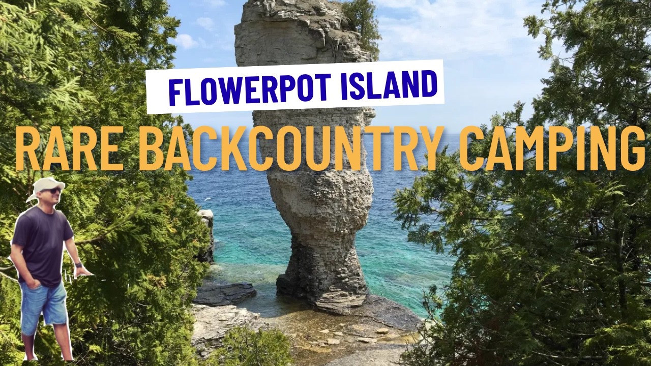 Rare Backcountry Camping on Flowerpot Island | Only 6 Campsites Exist
