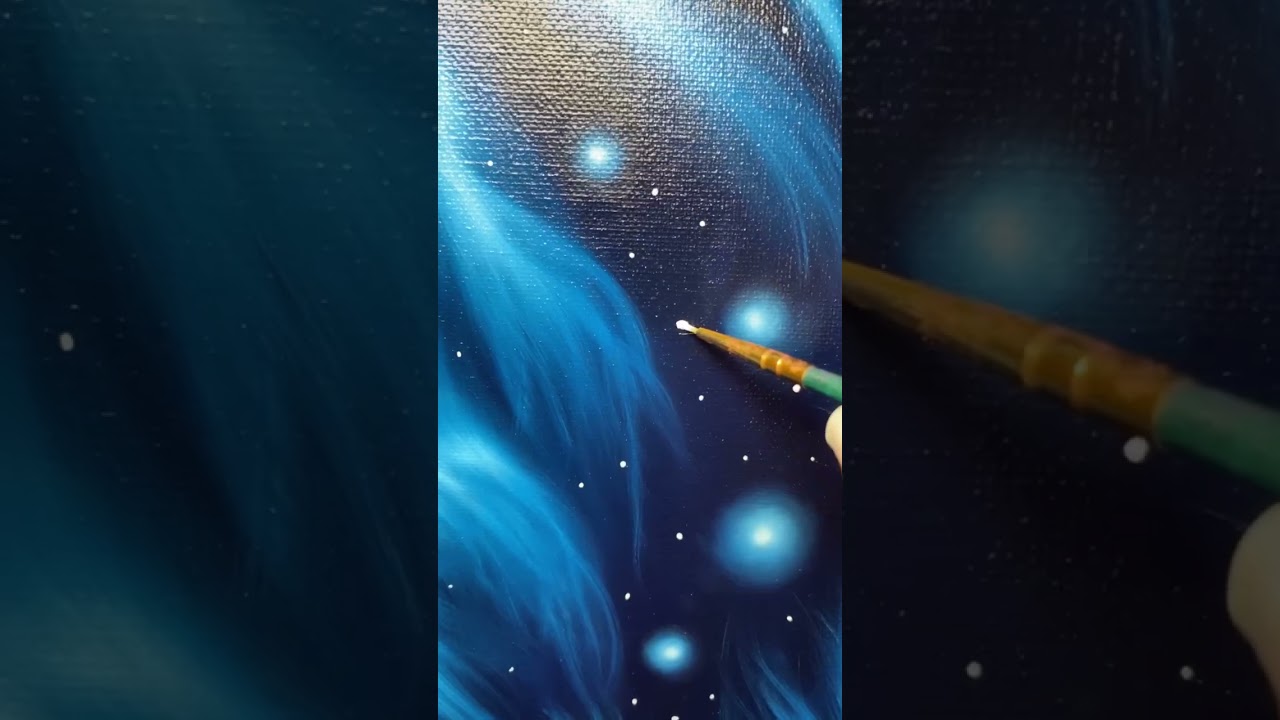 ✨celestial charge oil painting✨#spaceart #cosmicart #oilpainting #spacepainting #galaxyart #soothing