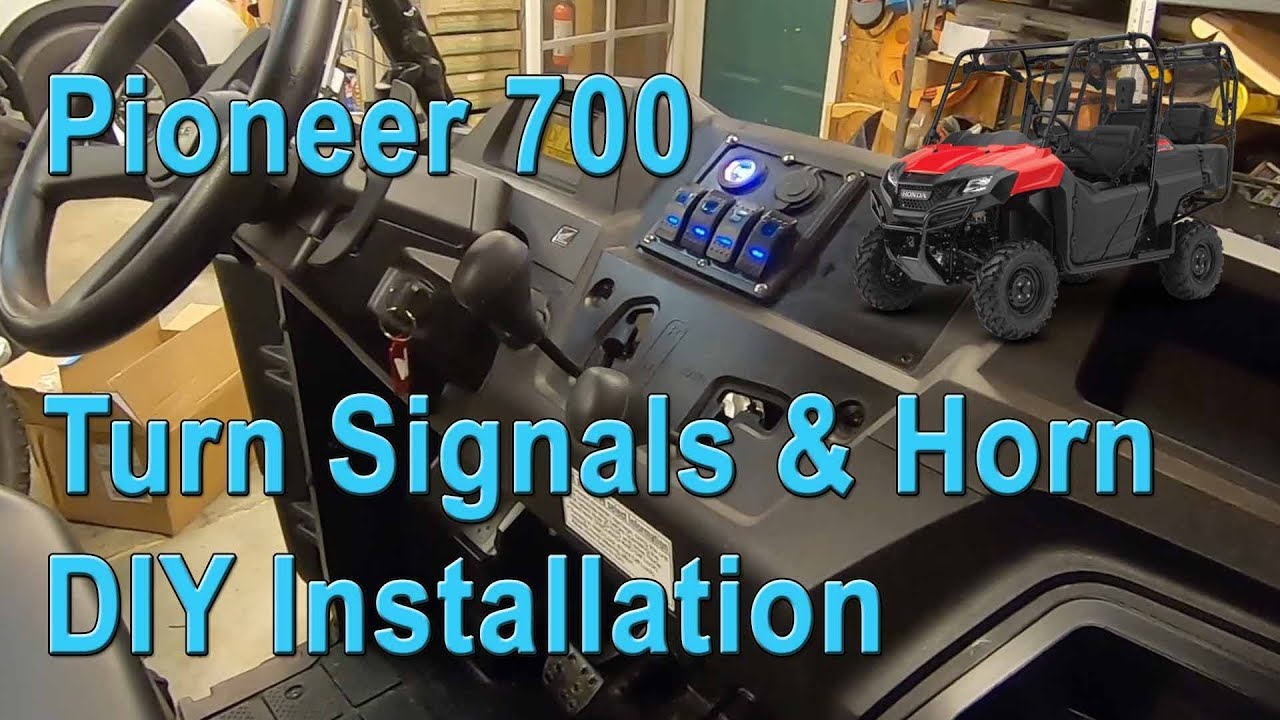 Honda Pioneer 700 Custom Accessory Fuse Block, Turn Signals and Horn Installation