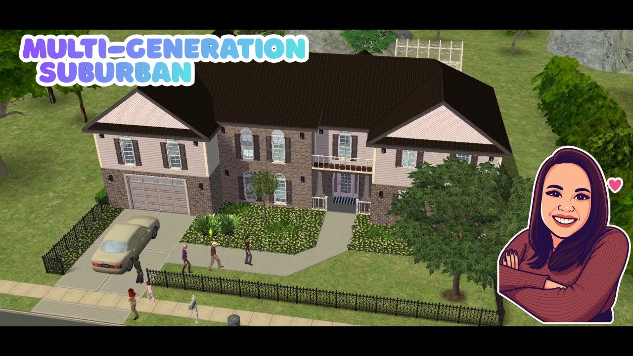 Can we build a modern suburban house in The Sims 2? | The Sims 2 Speedbuild