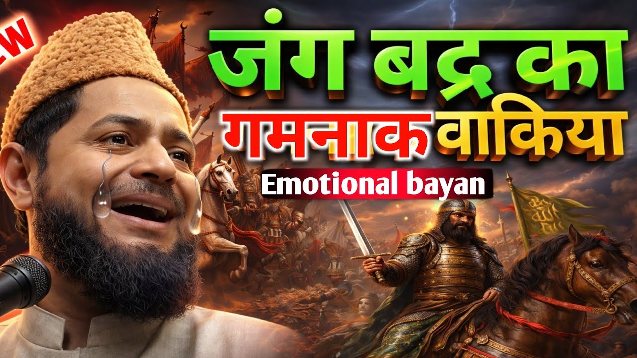 Jange Badar ka Gamnak waqia// New Bayan Maulana jarjis Ansari Chaturvedi 2026