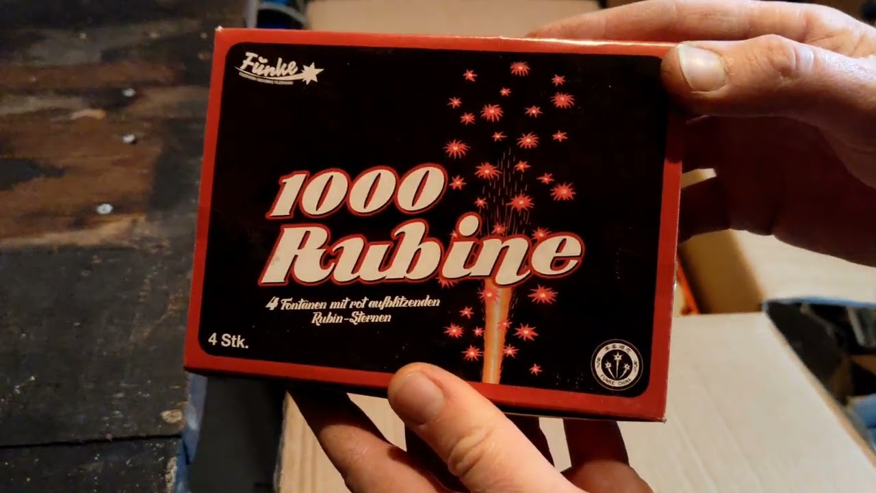 Unboxing R&ouml;der Feuerwerk & Funke Store Silvester 2022
