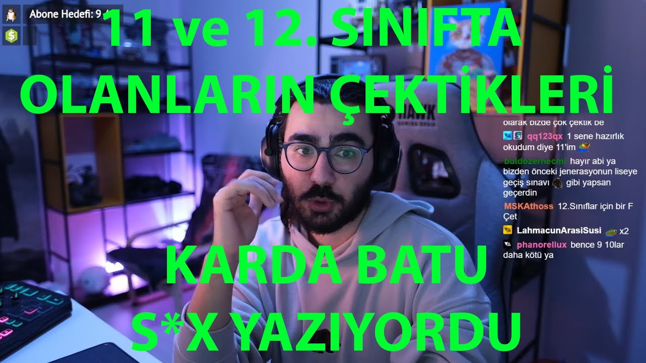 Videoyun-11. ve 12. Sınıfların Çektiği Acıları Konuşuyor ve Sabancı[Üni] Anılarını Anlatıyor