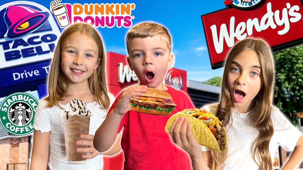 only EATING AMERICAN FAST FOOD for 24 hours!