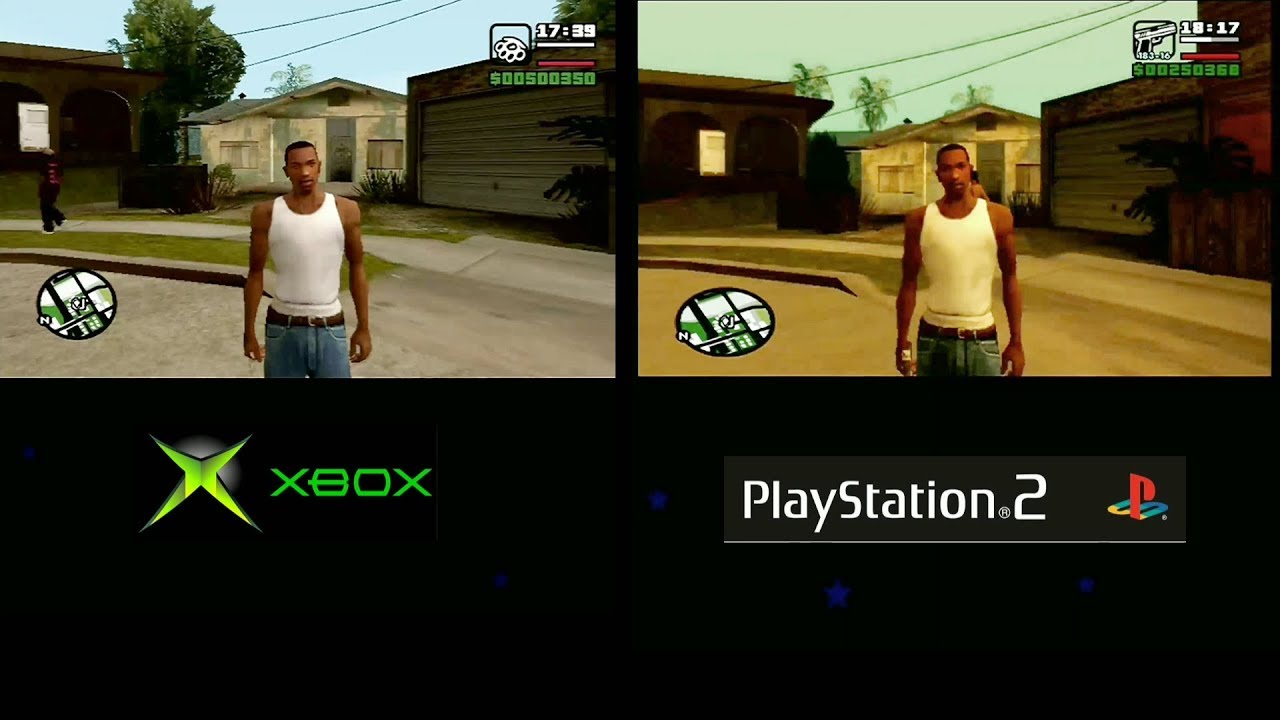 GTA San Andreas - Xbox vs PS2 (Tio John Compara) EP.16