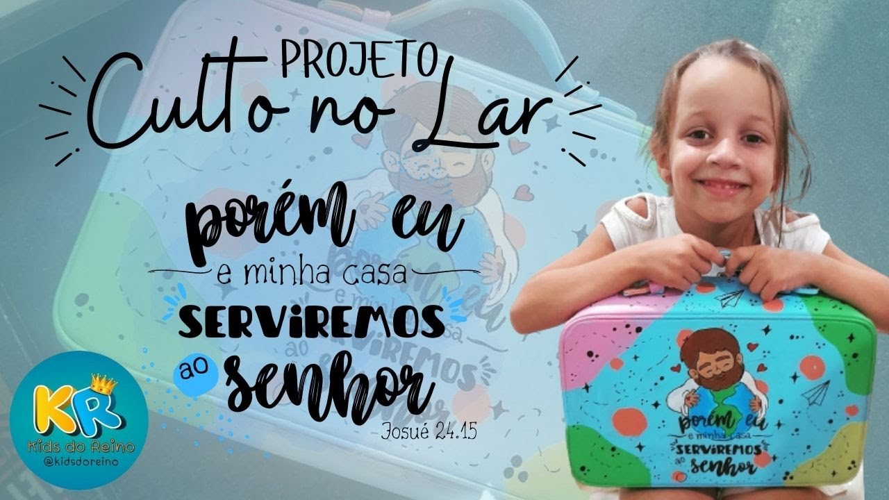 Mala do Culto no Lar - Vem saber o que tem dentro.