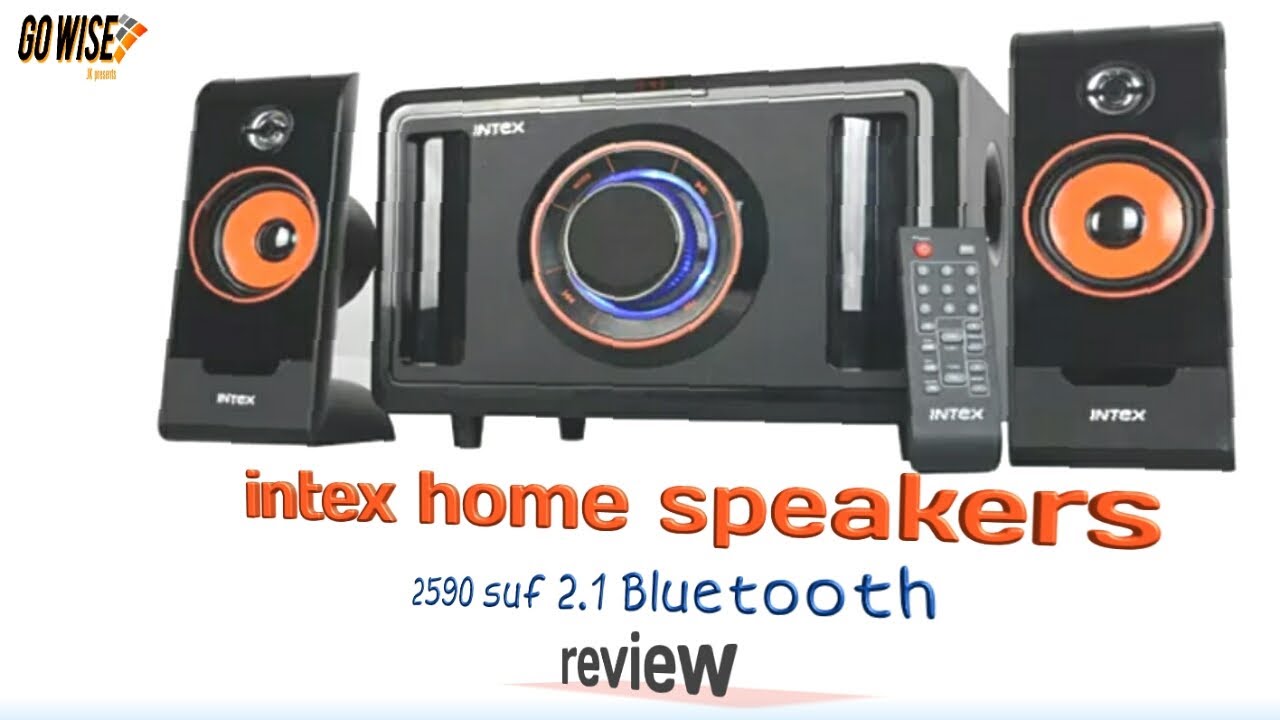 Intex 2590 multimedia speakers 2.1,  suf B. unboxing & Review