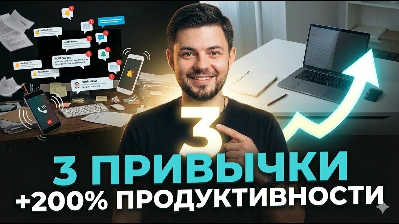 Начните делать эти 3 вещи — и ваша продуктивность вырастет