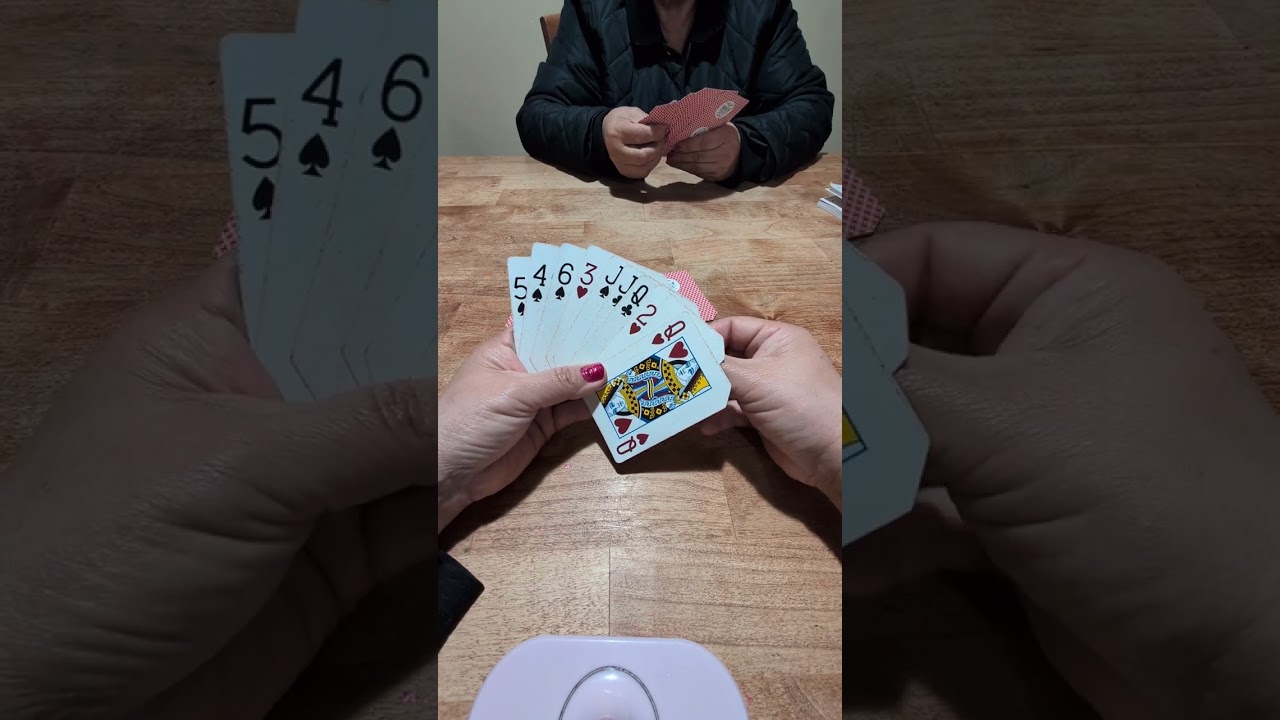 La Forma Correcta ? de jugar Conquian 😟 #how to play Conquian in Spanish español,