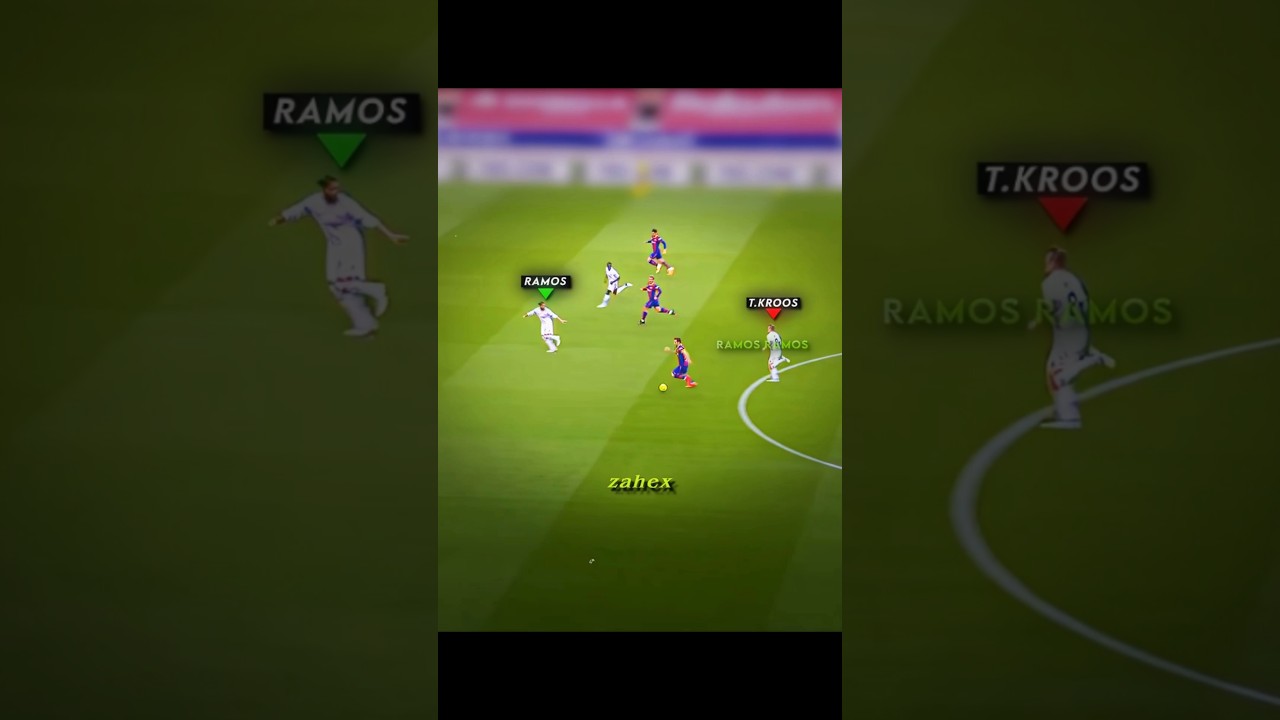 Ramos Hard Tackle on Messi ☠️🔥