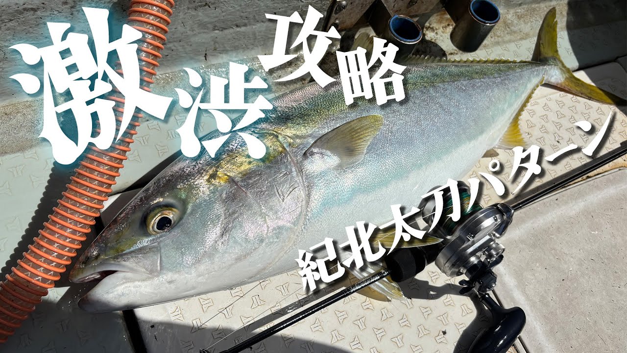 激渋環境下でブリ連発！タフコン攻略に大切な考え方【紀北ジギング/太刀パターン】