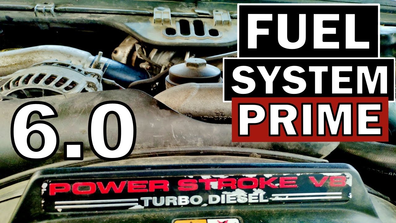 КАК ЗАПРАВИТЬ ТОПЛИВНУЮ СИСТЕМУ POWERSTROKE 6.0 И ВЫПУСТИТЬ ВОЗДУХ | ЛЕГКО