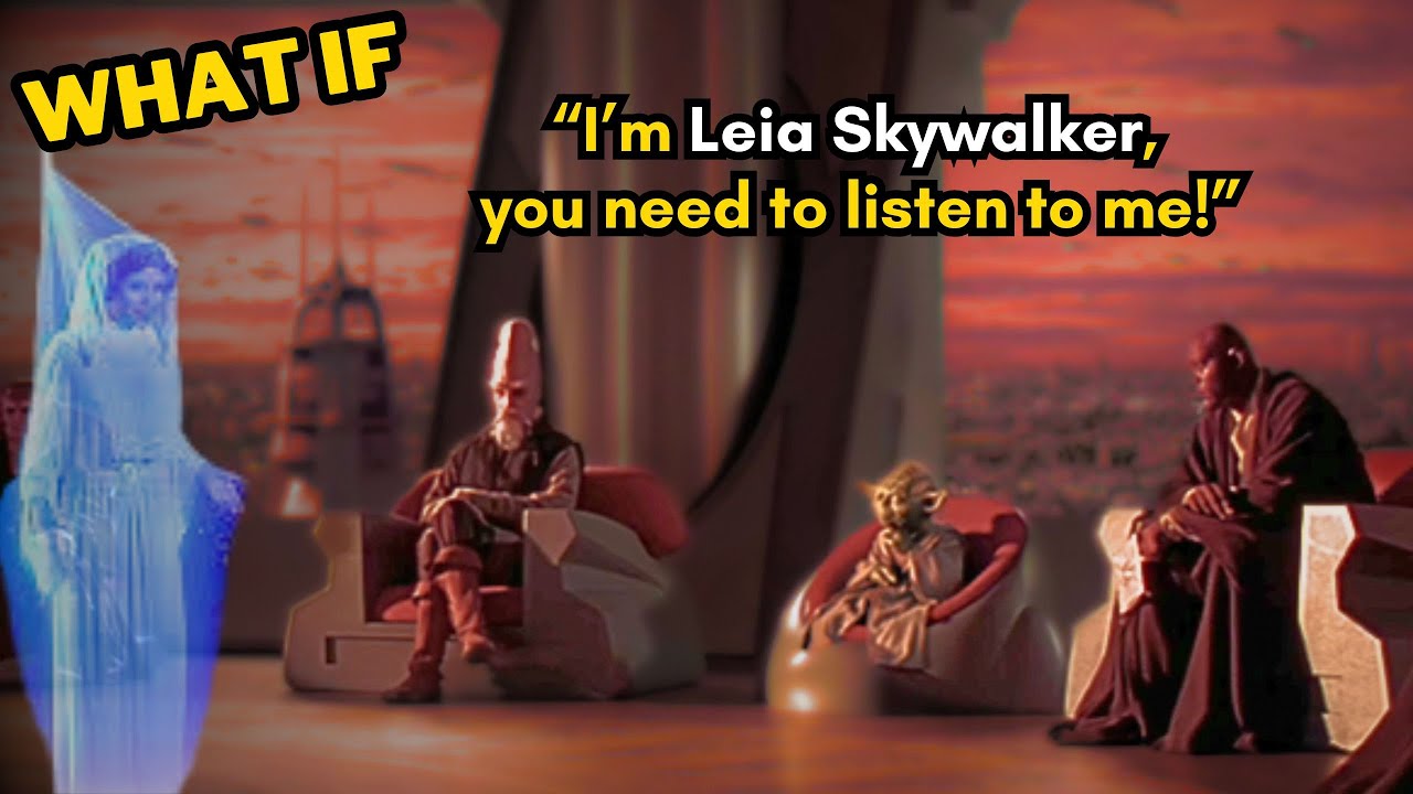 What If Leia Sent a Message Back in Time About Palpatine & Vader